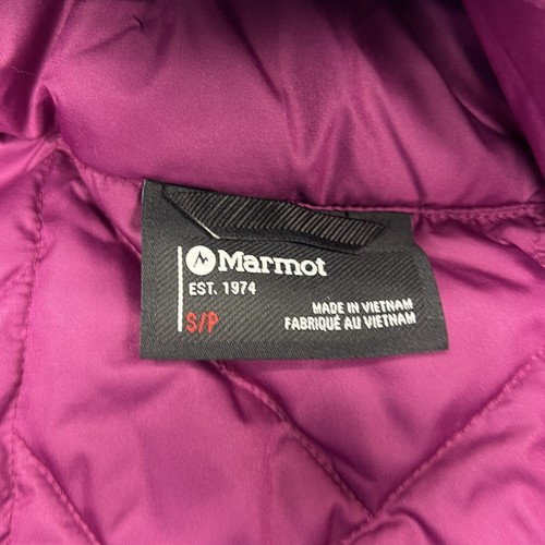 Pre-owned Marmot Womens Minimalist Component Blue Purple 3 In 1 Insulated Puffer Jacket S