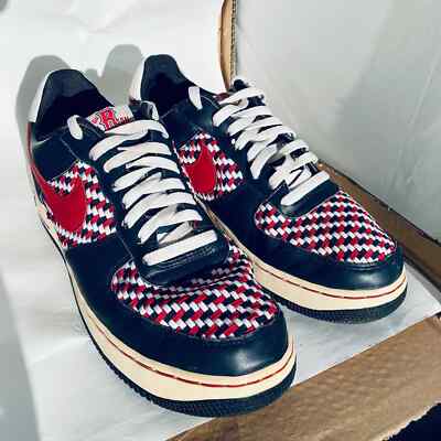 Nike AF1 Air Force 1 Mens 11.5 Da Bean Boston Red Sox Rare AirForce Shoe Sneaker