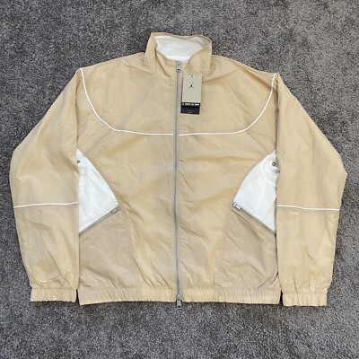 Nike Air Jordan Essentials Desert Cream Men's Warmup Jacket Track DV7624-277