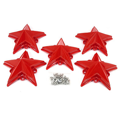 XD Series (by KMC) Red Wheel Center Hub Cap Bolt-On Closed-End XDSTAR-RD-PK