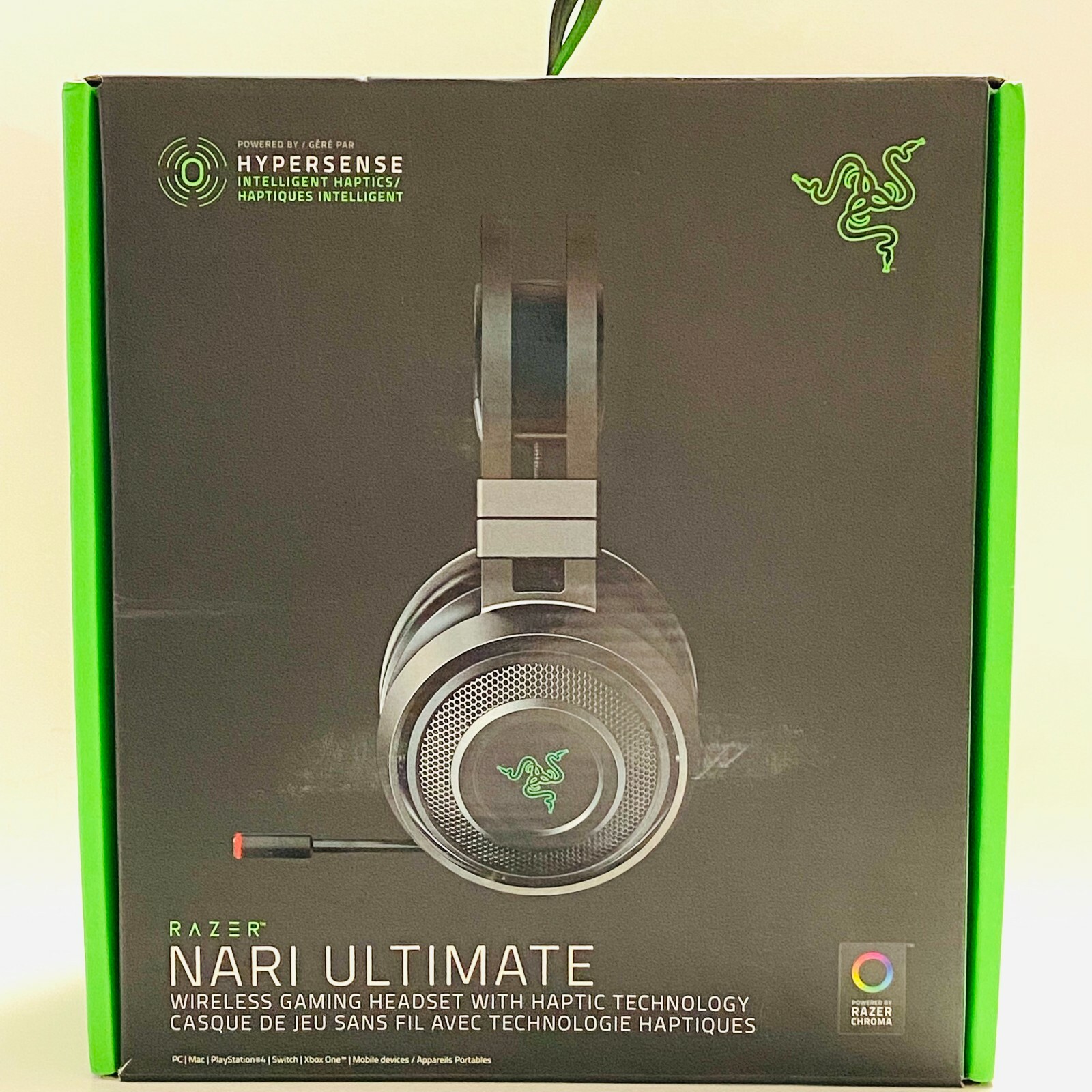 Razer - Nari Ultimate Wireless THX Spatial Audio Gaming Razer - Nari Ultimate Wireless THX Spatial Audio Gaming