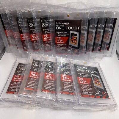 Ultra Pro One-Touch Magnetic Card Holder 35pt Point MINI CARD - Lot of 15