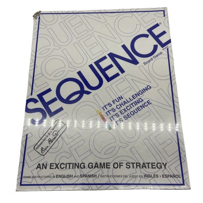 Vintage Jax Sequence An Exciting Game of Strategy 2-12 Players Board Game 