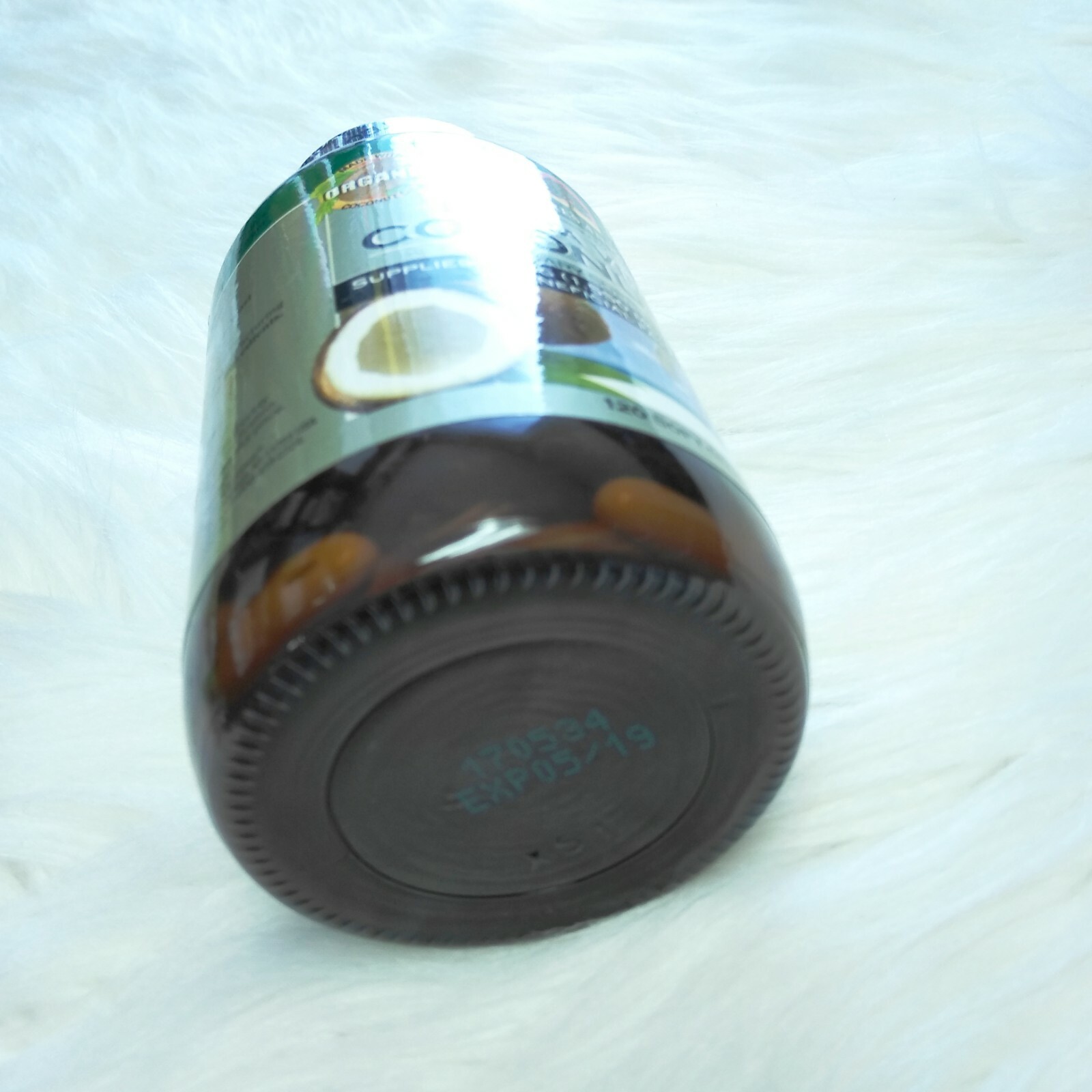 New NATURE'S ANSWER Extra Virgin Coconut Oil Supplement, 120 Softgels EXP5/2019