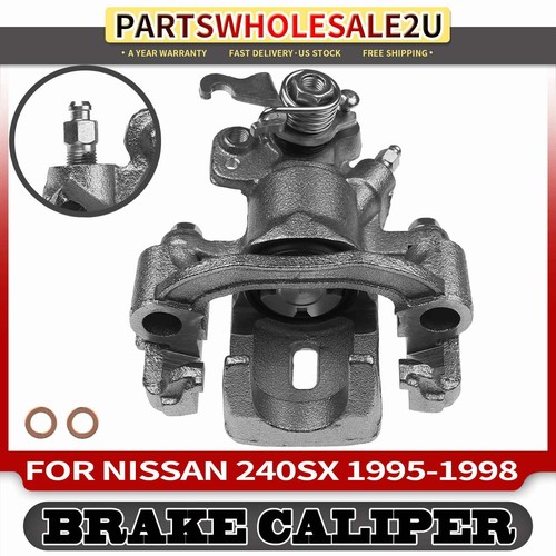 Rear Passenger Right Disc Brake Caliper with Bracket for Nissan 240SX 1995-1998