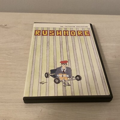 Rushmore (DVD, 2000, Criterion Collection) Complete With Artwork Bill Murray