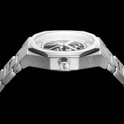 THOMAS EARNSHAW THOMAS EARNSHAW DRAKE SKELETON AUTOMATIC SILVER WATCH - BRAND