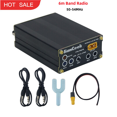 HamGeek BOX-6 6m Band Radio 50MHz Radio Supports FT8 JT9 JT10 JT65 WSPR
