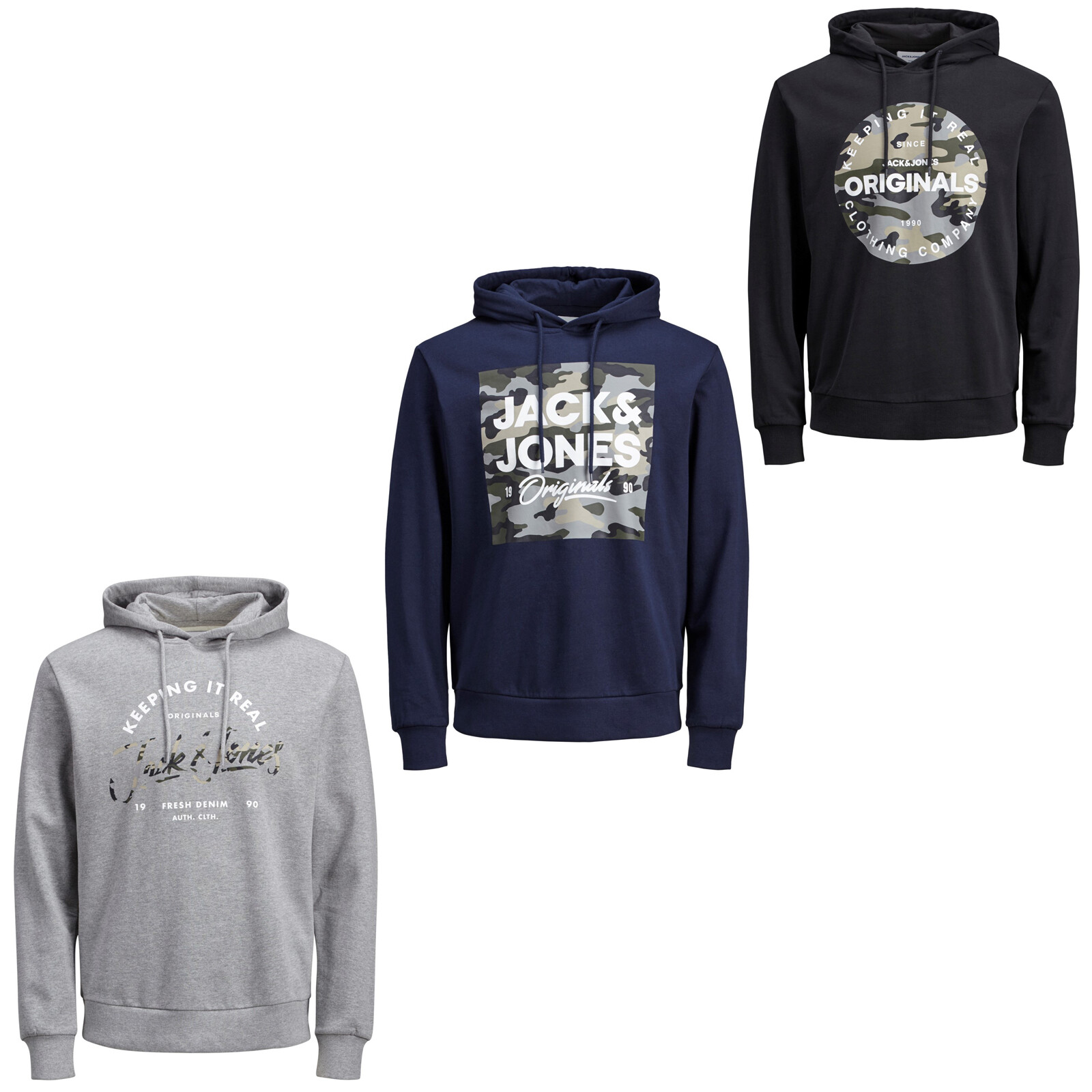 jack and jones camouflage hoodie
