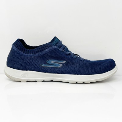 

Skechers Womens Go Walk Lite 15461 Синие кроссовки Кроссовки Размер 8.5, Синий, Go Walk Lite
