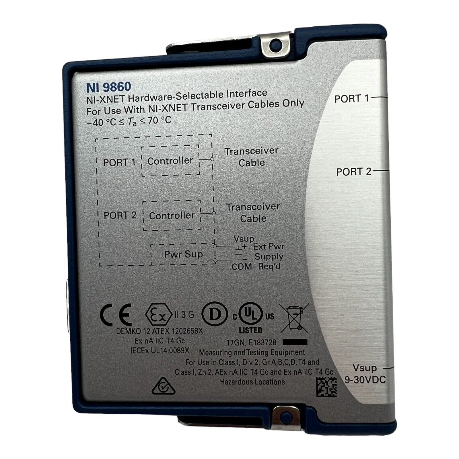 National Instruments NI 9860 CAN Interface Module, TRC 8542 National Instruments NI 9860 CAN Interface Module, TRC 8542