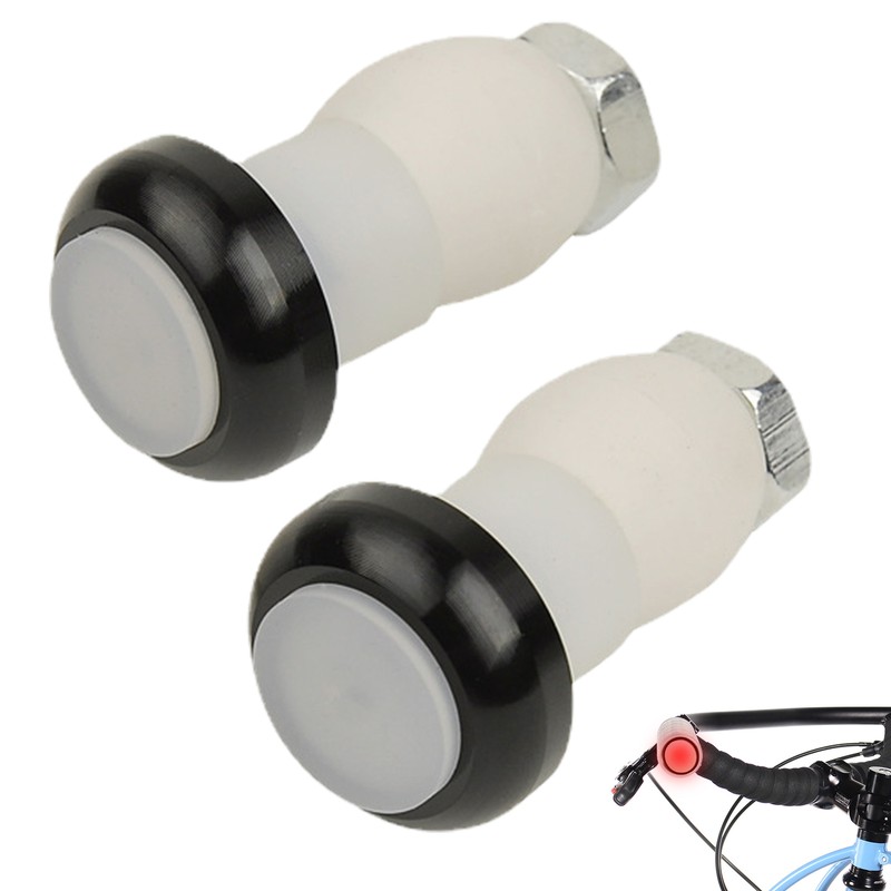 Handlebar Light Led Bar End Plugs Safety Warning Lamp