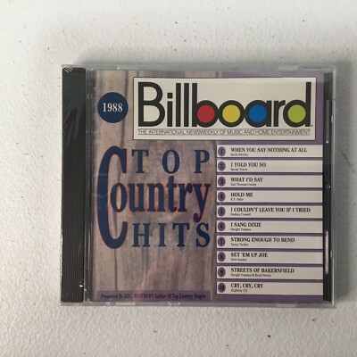 Billboard 1988 Top Country Hits Sealed CD, MULTIPLES SHIP/FREE!
