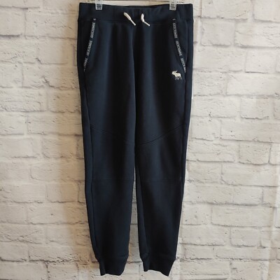 Abercrombie Kids Boys Size 9/10 Sweatpants Dark Blue 