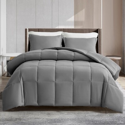 Luxury Bedding Comforter Duvet Insert With Corner Tab King Queen Size All Season