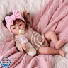 BABESIDE Lifelike Reborn Baby Dolls- Mia, 17 Inch Cute Realistic-Newborn Baby Doll Poseable Real Life Baby Dolls Girls with Gift Box for 3+ Year Old