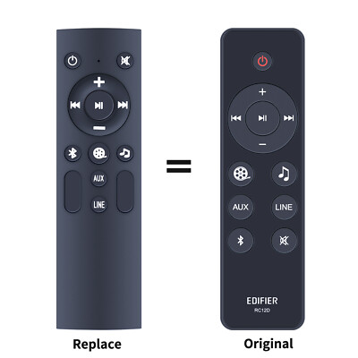 New RC12D Remote Control For Edifier D12 Integrated Stereo Speaker