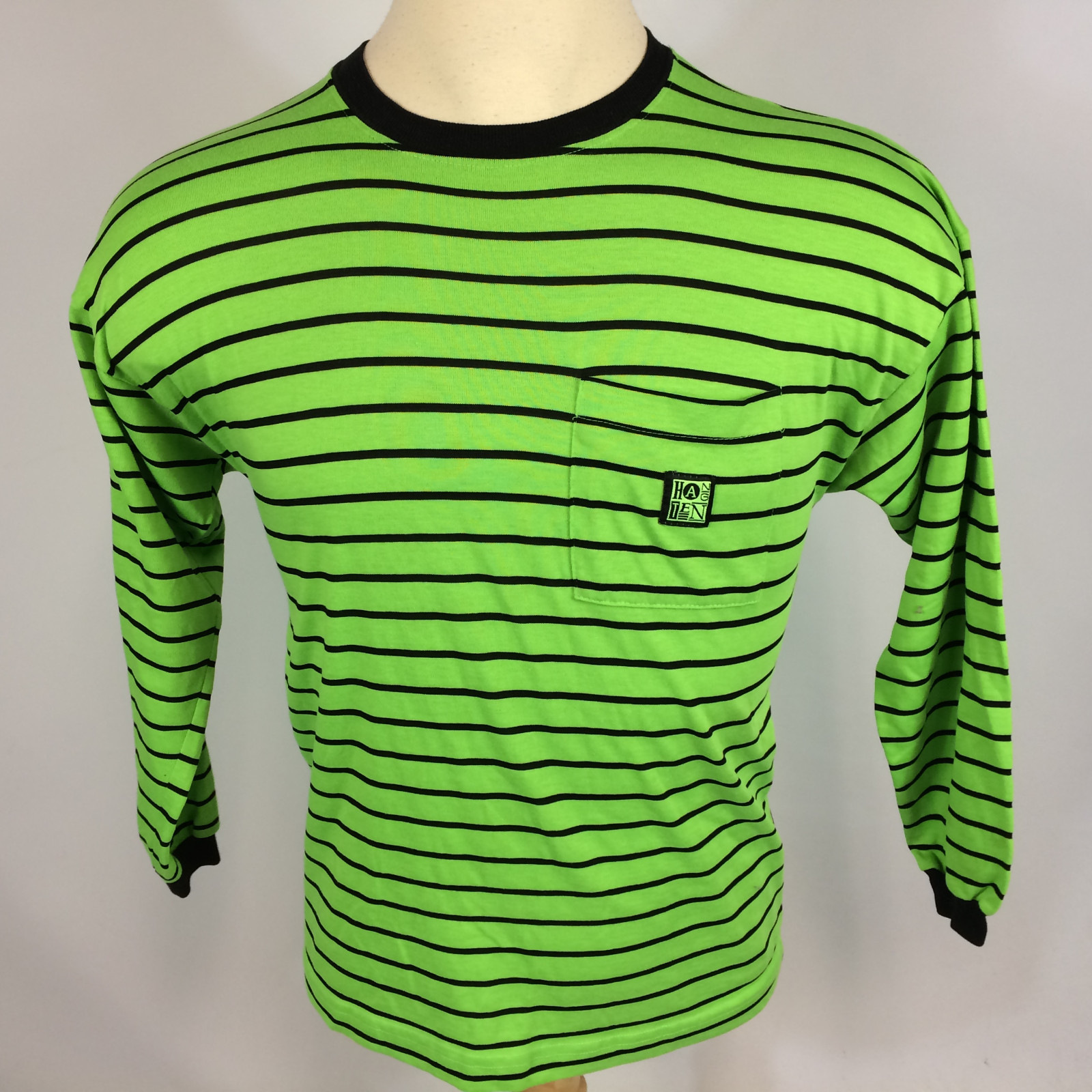 90s SIGNAL T-SHIRT ロンt OHIO GREEN XL 古着 古着 90s USA製 Popeye マラソン 蛍光 ネオン グリーン Tシャツ