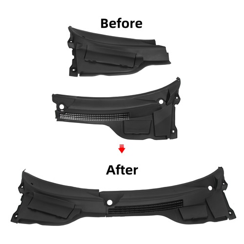 Windshield Wiper Vent Cowl Cover Grille For 2007-2015 Mini Cooper R57 R56 R55