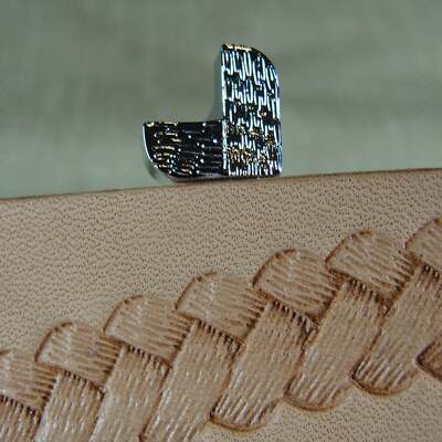 Leather Stamping Tool - D2185 Textured Braid Border Stamp