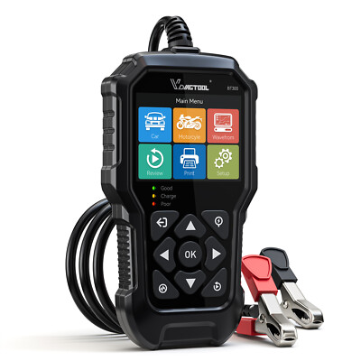  12V 6V Car Battery Tester Battery Load Tester Battery Analyzer 100-3000CCA