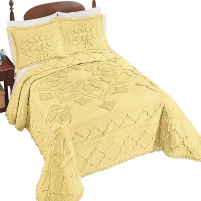 Luxurious Textured Delilah Chenille Bedspread