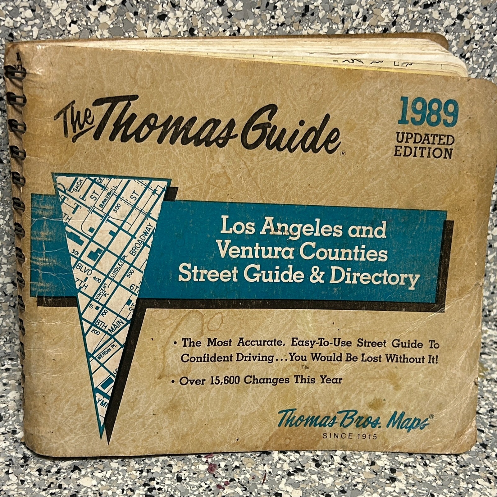 The Thomas Guide 1989 Los Angeles & Ventura Counties Street