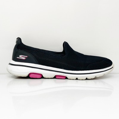 Skechers Womens Go Walk 5 15901 Черная повседневная обувь Кроссовки Размер 9, Черный, Go Walk 5