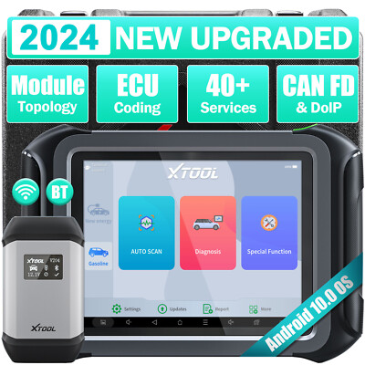 XTOOL D9EV Full System Diagnostic CANFD&DOIP Topology Map Bidirectional Scanner 