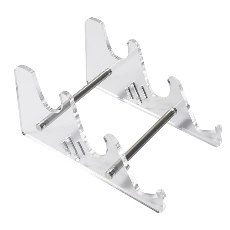 Mechanical Keyboard Holder Stand with 1/2/3-tier Transparent Display holder