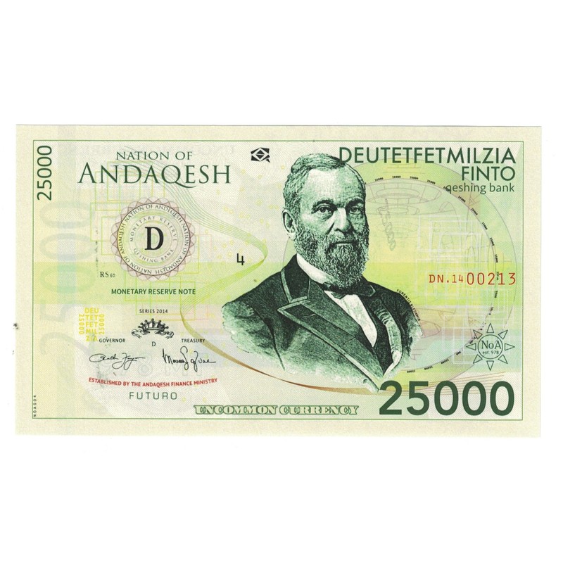 [#240456] Billet, Autres, 25000 Finto Andaquesh Tourist Banknote, Neuf