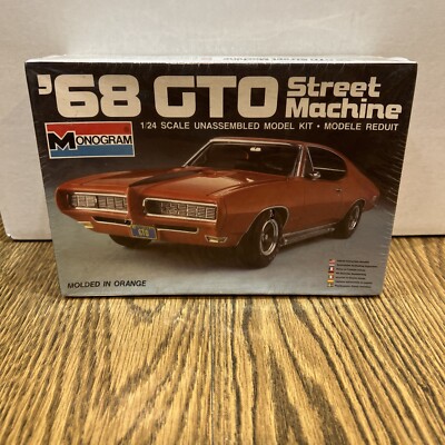 Monogram - '68 GTO Street Machine Model Kit 1:24 Scale  #2208. New In Open Box.