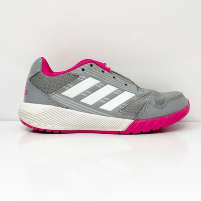 Adidas Girls Alta Run BA9424 Серые кроссовки для бега Размер 12K, Серый, Alta Run