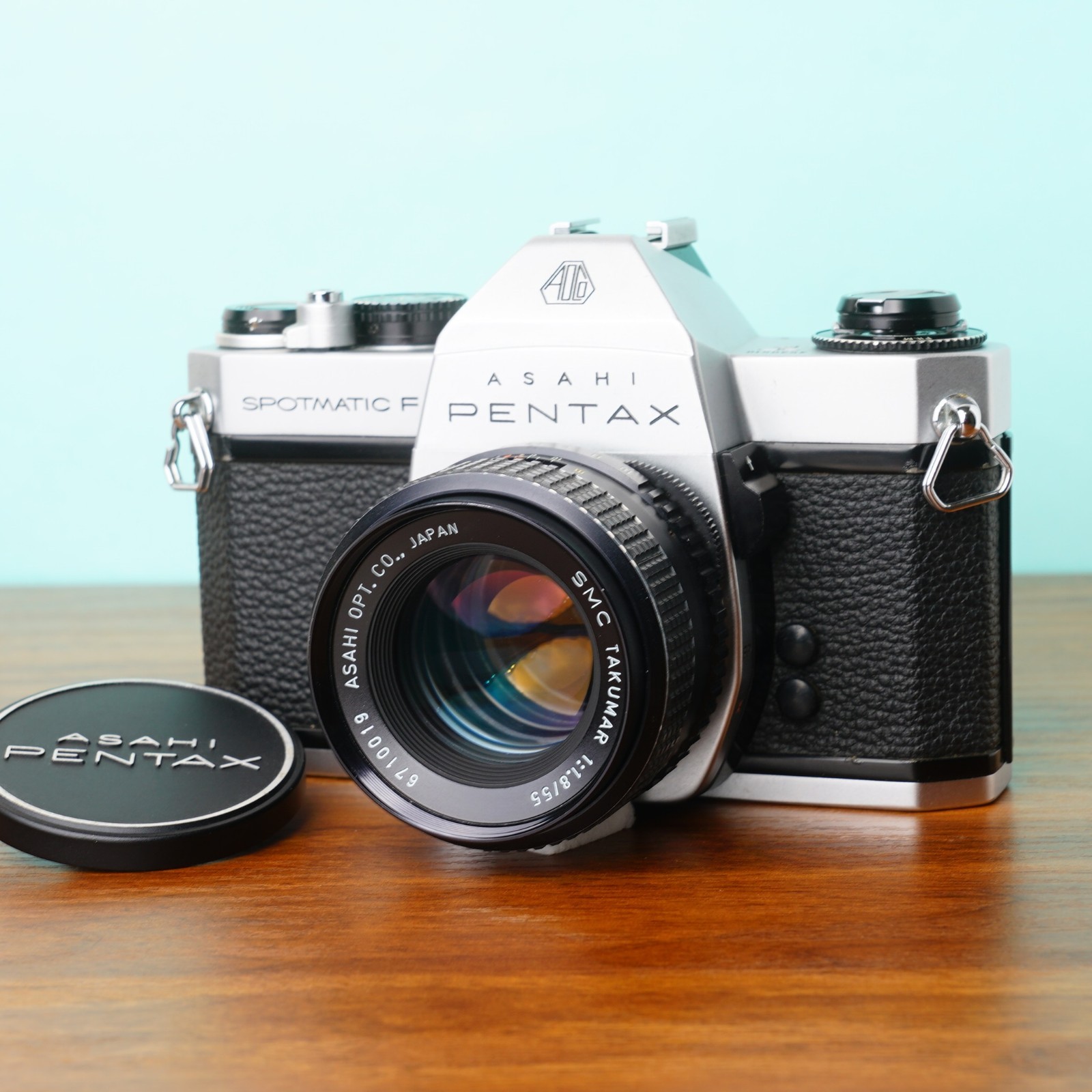 MINT] PENTAX Spotmatic F SMC Takumar 55mm f1.8 FILM CAMERA