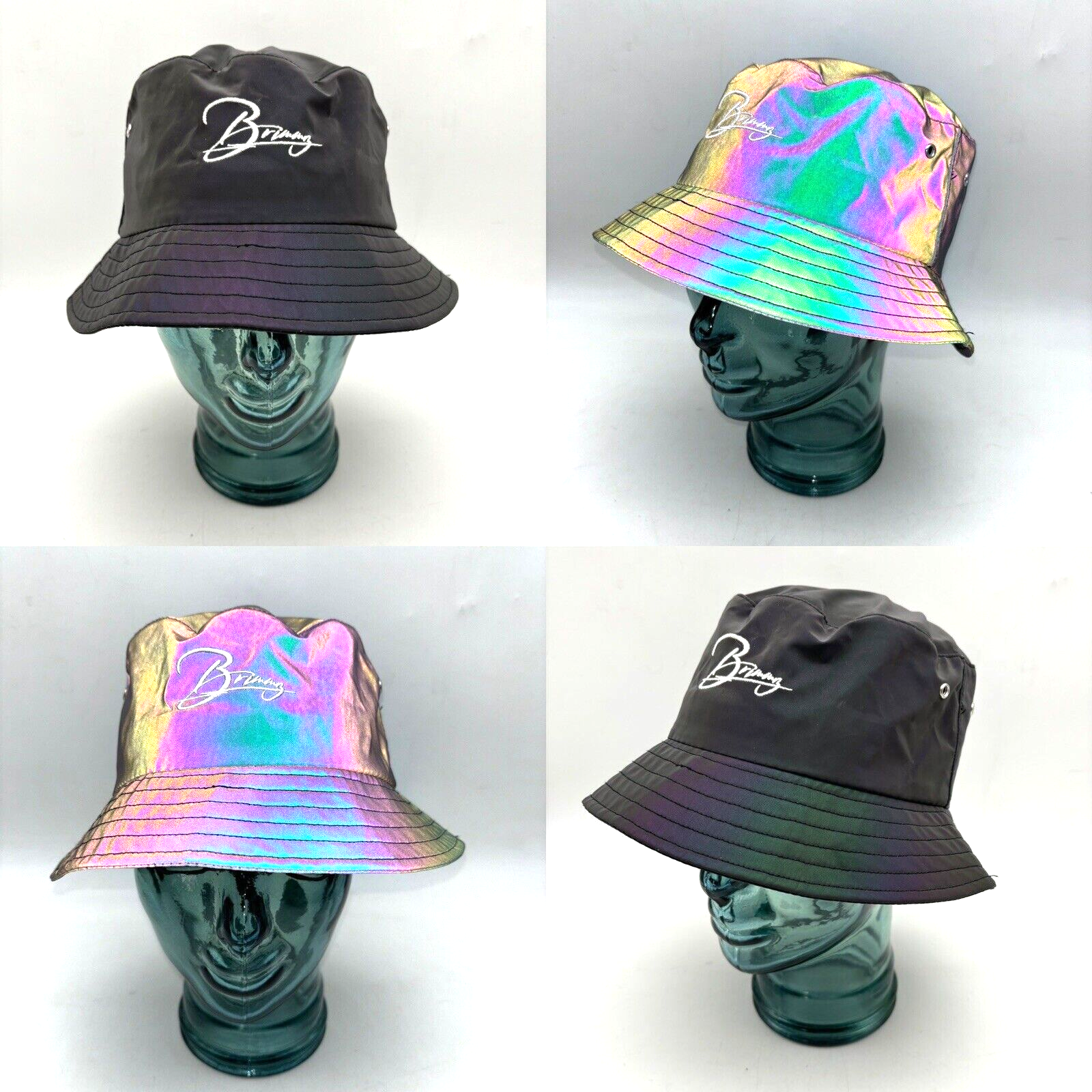 Brimmz 'PENELOPE' Chameleon Shift Flash Reflective Bucket