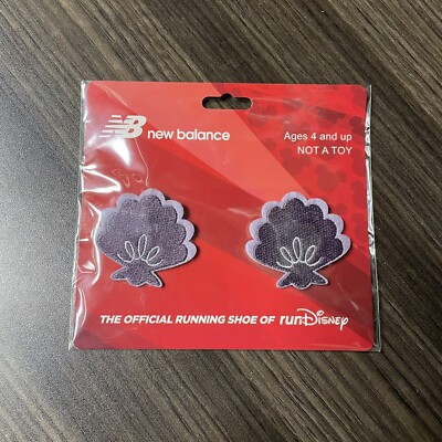 RunDisney New Balance Little Mermaid Ariel Running Shoe Clam Shell Shoe Clips