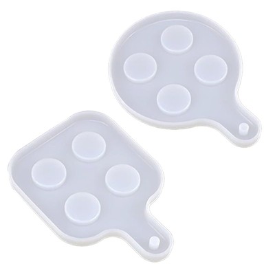Bar Tray Making Mold Candle Holder Mold Silicone Mold for Diy Shot Glass Holder