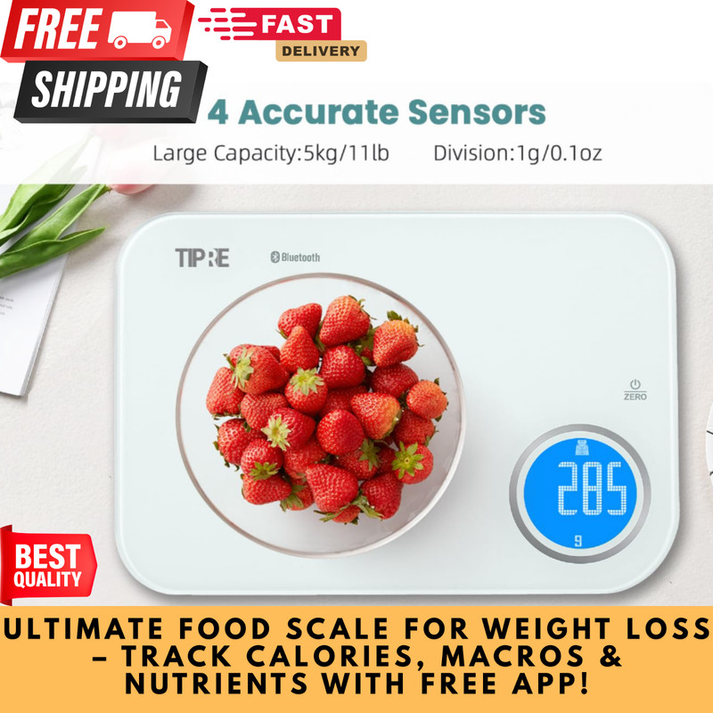 Smart Food Scale for Meal Planning & Nutrient Tracking –