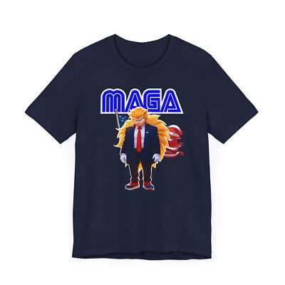 MAGA Trump Sonic T-shirt, Sonic The Hedgehog Adult New T-Shirt 