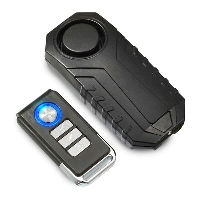 Anti Theft Bike Alarm 113dB Waterproof for Motorcycle Scooter E-Bike Trailer US