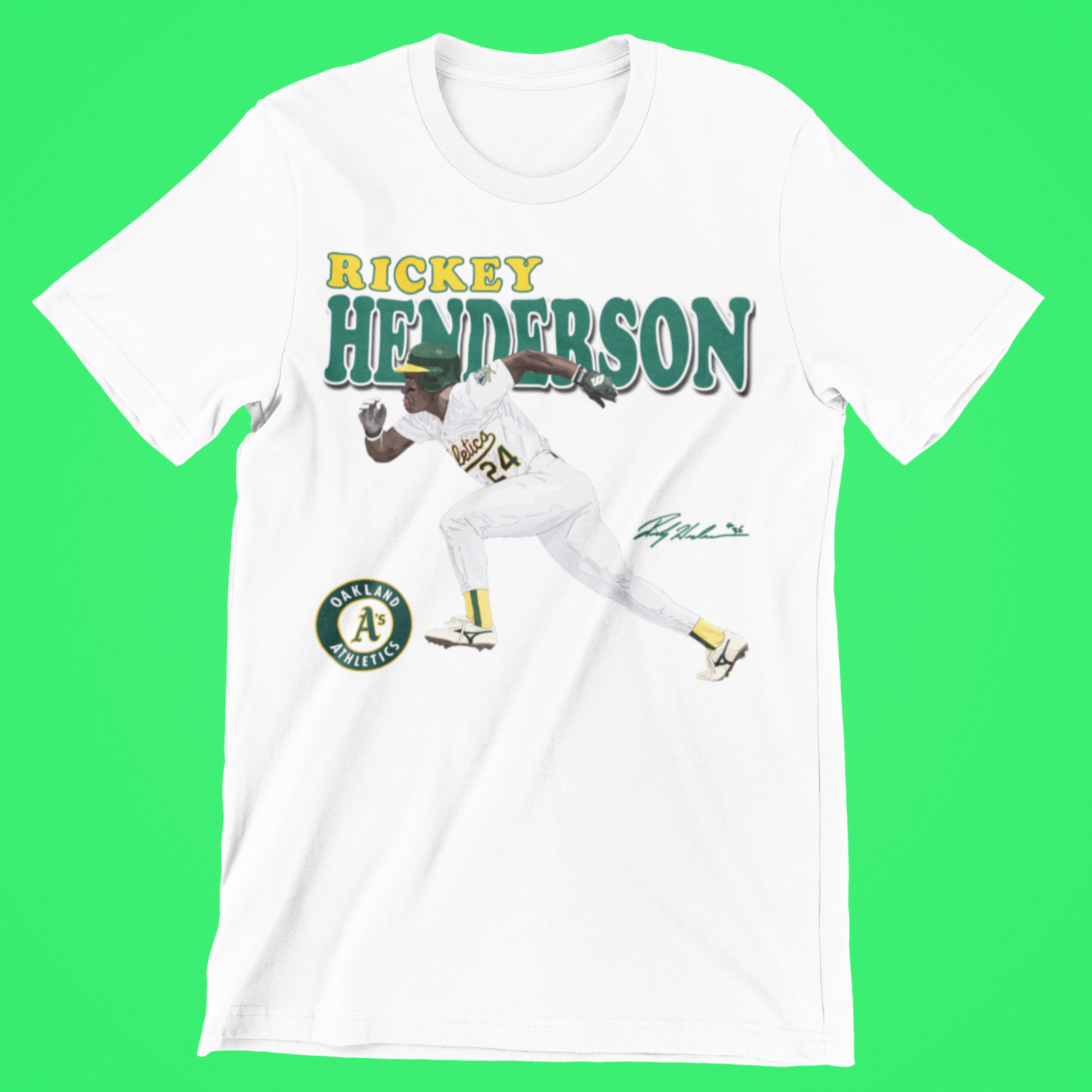 MLB 90s RICKEY HENDERSON Tシャツ　アスレチックス MLB 90s RICKEY HENDERSON Tシャツ アスレチックス