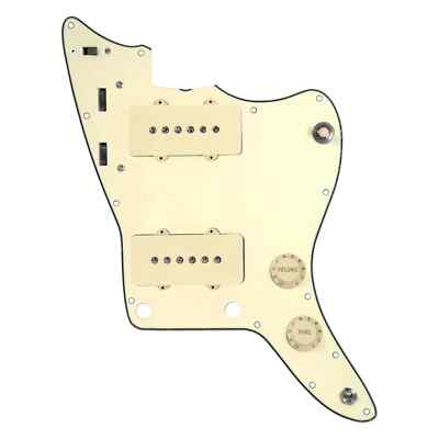 920D Custom Upgraded Jazzmaster Vintage Loaded Pickguard Aged White on Cream