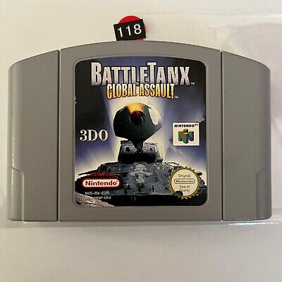 Battletanx Global Assault Nintendo 64 N64 Game Cartridge PAL r118
