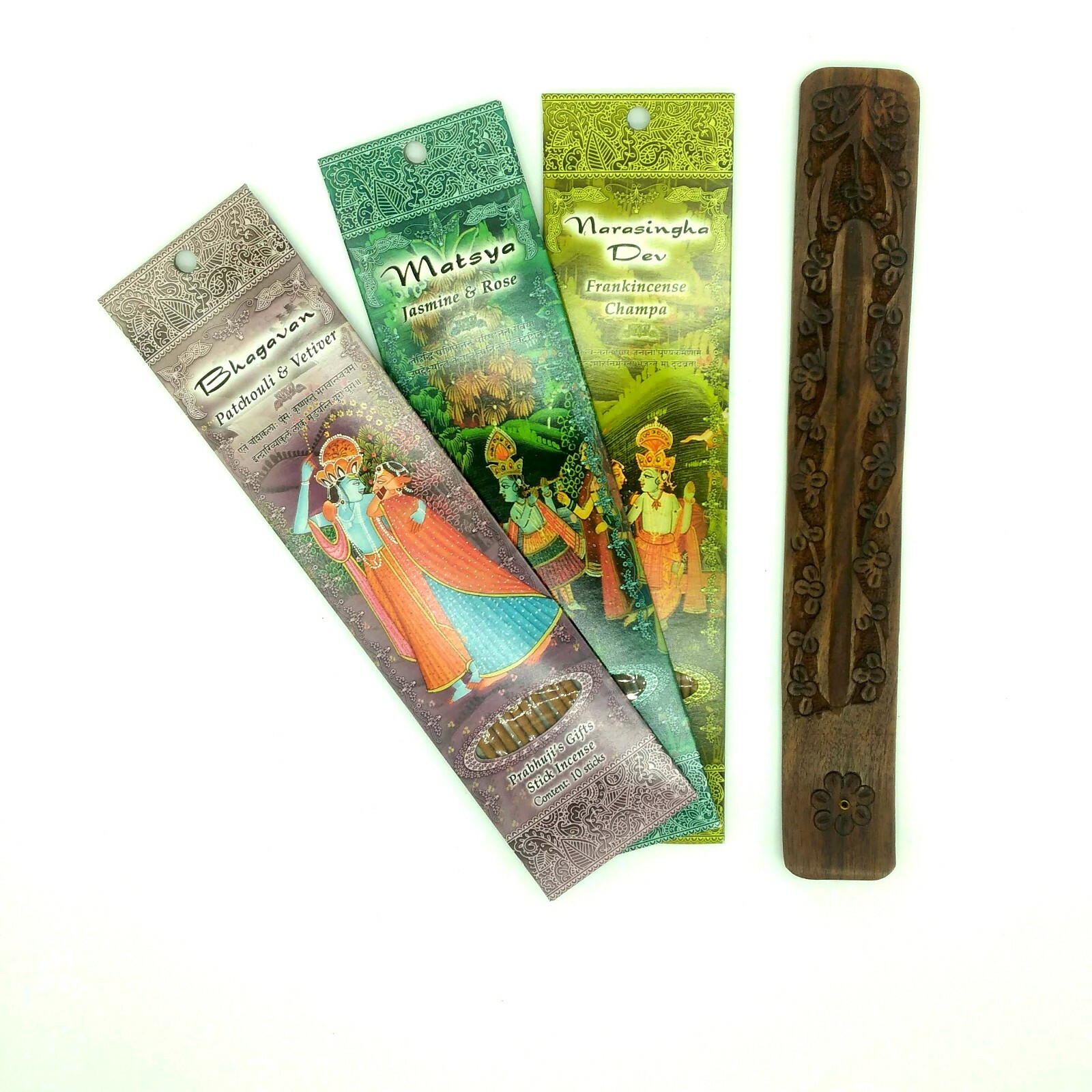 Incense Sticks Bhagavan - Patchouli and Vetiver Herbs \u0026 Incense \u2013 Phoenix \u0026 Dragon Bookstore