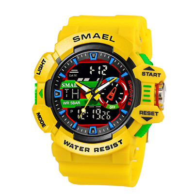SMAEL Sport Watch Men Brand Digital Wristwatch LED Electronic Male Quartz Luxury