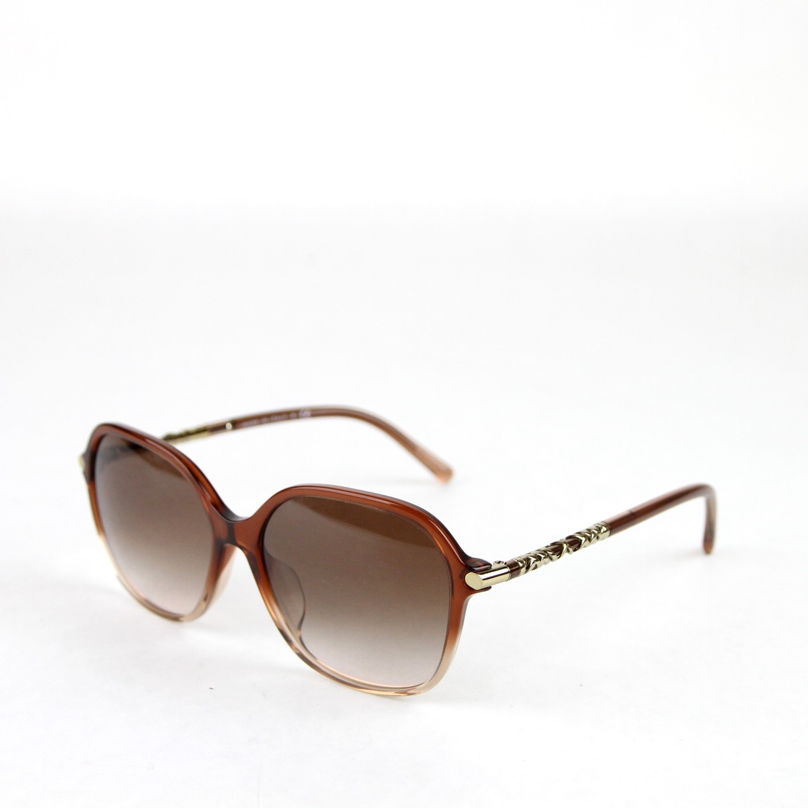 New Burberry Oversized Brown w/pink Gradient Sunglasses 4228