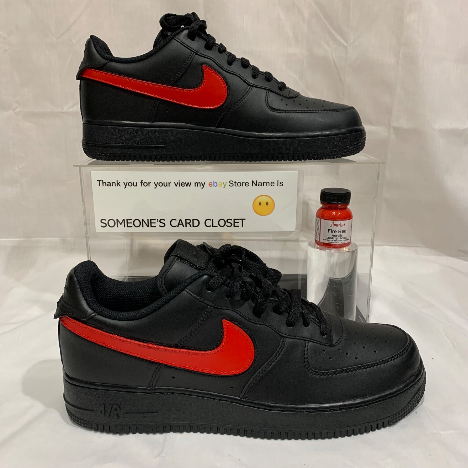 nike air force red tick