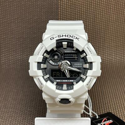 G-SHOCK GA-700-7ADR ホワイト GA700-7A | Analog-Digital White Men's Watch G-SHOCK | CASIO