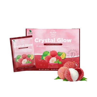 Crystal Glow 50,000mg Hydrolyzed Marine Collagen Mix - EXP DEC 2024