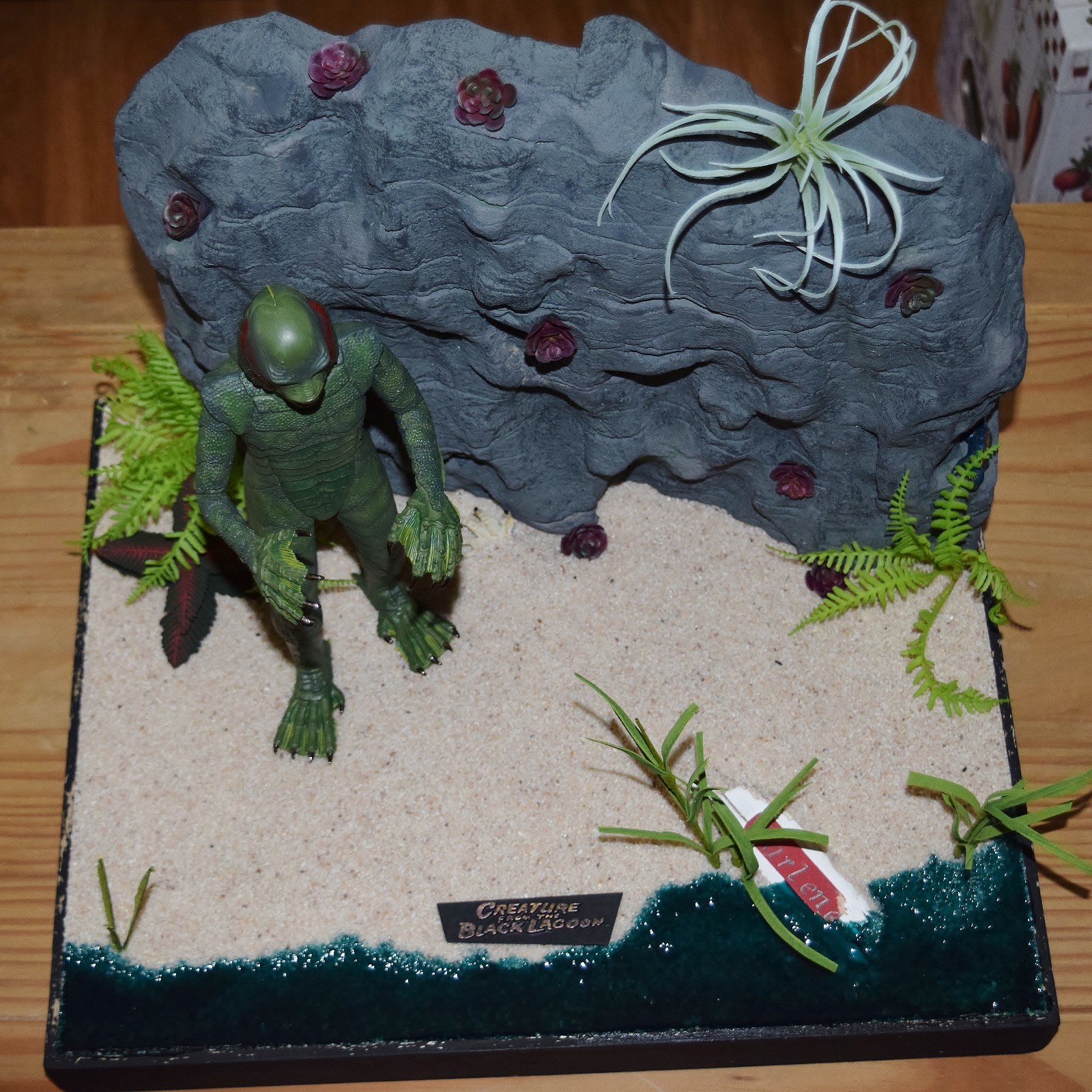 Mobius 1/8 Scale Creature from The Black Lagoon build up in a CUSTOM DIORAMA